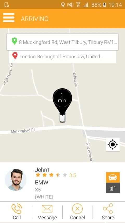 Zip Taxi App screenshot 4