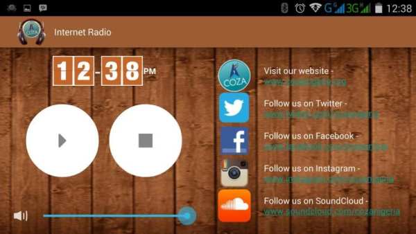 COZA iRadio 1 تصوير الشاشة