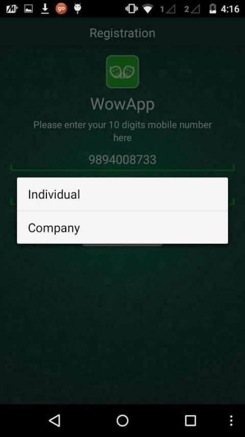 WowApp स्क्रीनशॉट 1