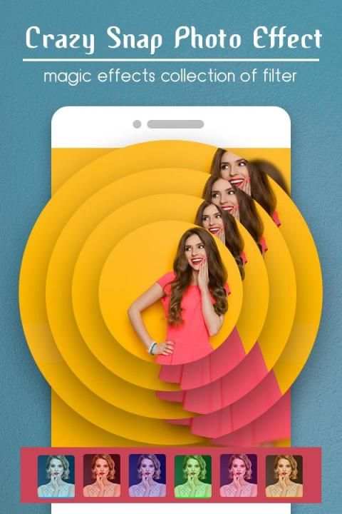 Crazy Snap Photo Effect : Magic Photo Editor screenshot 4