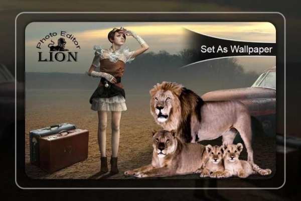 Lion Photo Editor screenshot 1