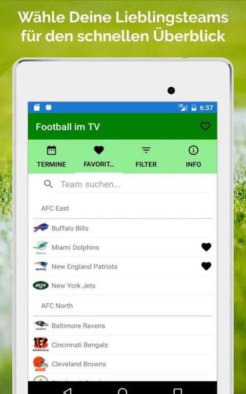 Football im TV live screenshot 3