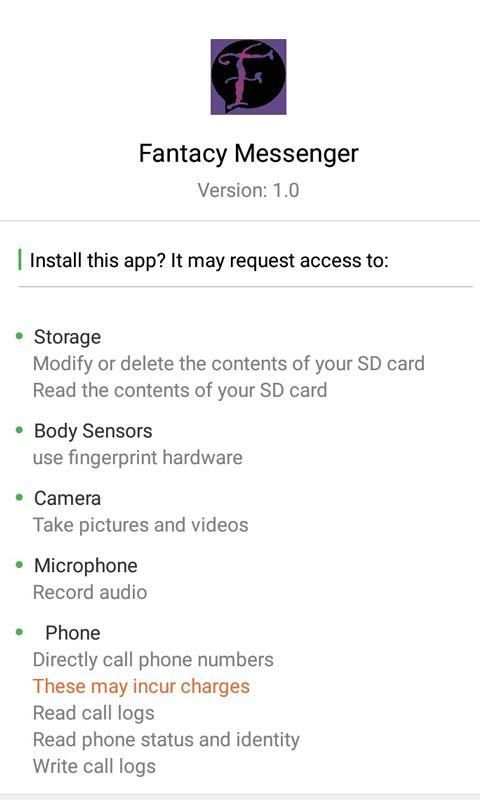 Fantacy Messenger screenshot 4