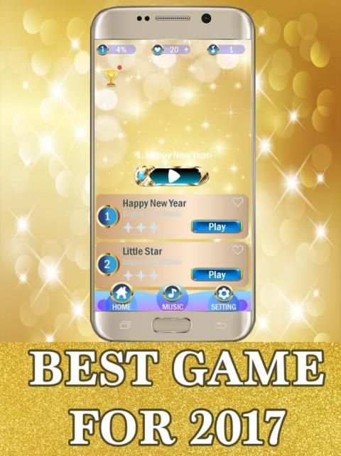 Piano Gold Tiles 2 screenshot 7