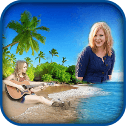 ikon Beach Frame Photo Editor - Blend Me Collage