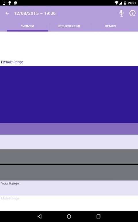 Voice Pitch Analyzer 2 تصوير الشاشة