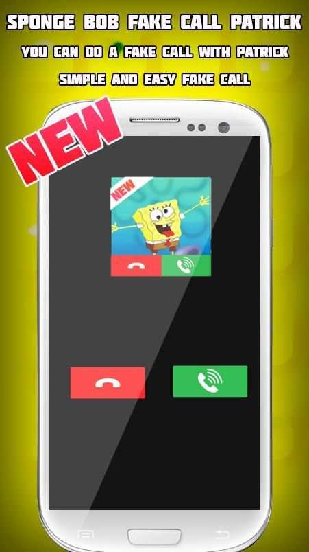 Fake Sponge bob Call From Patrick 4 تصوير الشاشة