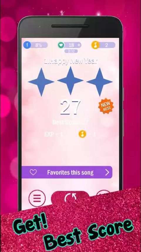 Pink Piano Tiles 2 screenshot 2