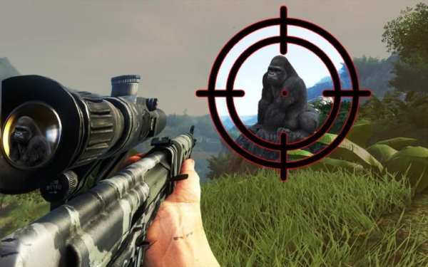 Gorilla Hunting 2017 Sniper Gun Animal Hunter King screenshot 5