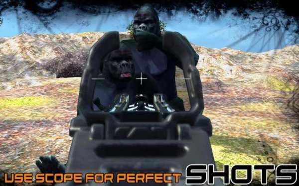 Gorilla Hunting 2017 Sniper Gun Animal Hunter King screenshot 1