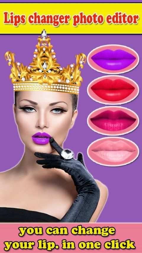 LIP CHANGER PHOTO EDITOR screenshot 1