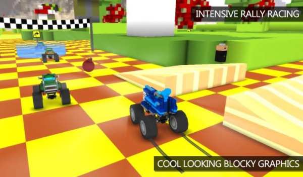 Blocky Monster Racing скриншот 3
