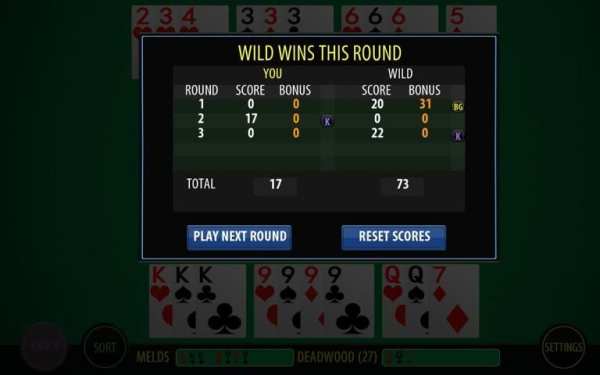 Gin Rummy स्क्रीनशॉट 4