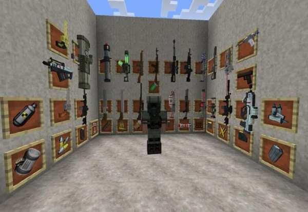 Gun Mod Minecraft Pe New скриншот 1