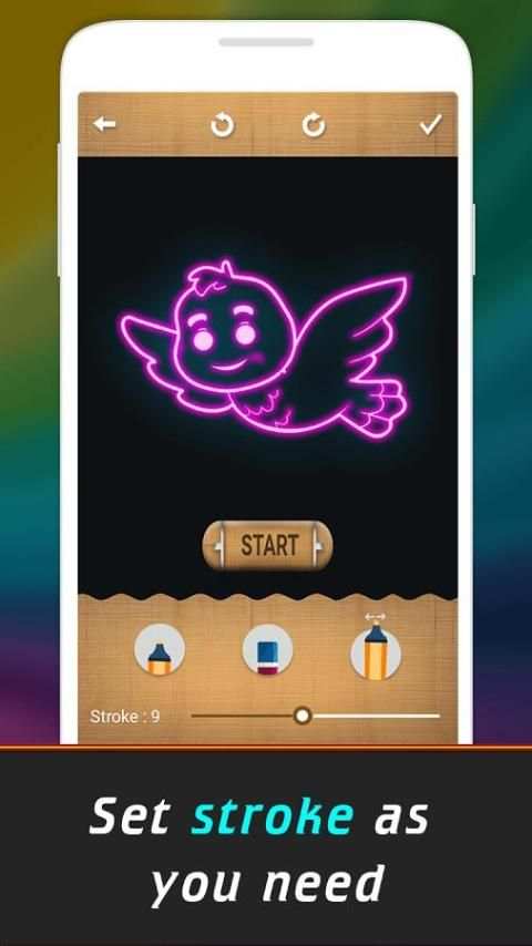Glow Drawing Birds скриншот 2