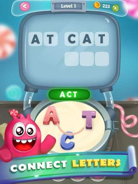 Word Candies - Cookie Mania screenshot 1