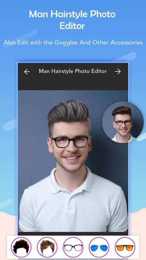 Man HairStyle Photo Editor screenshot 4