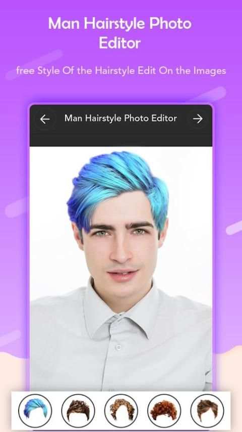 Man HairStyle Photo Editor screenshot 5