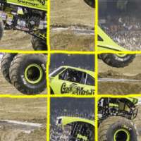 monster truck puzzle game