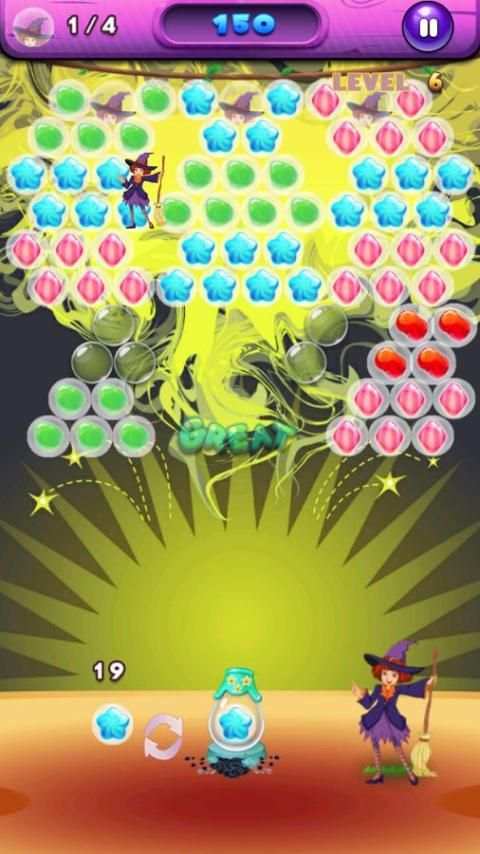 Candy Witch Cruch 4 تصوير الشاشة