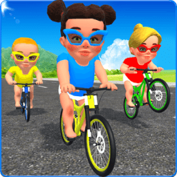 Baby Bicycle Rider Race 3D иконка