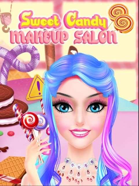 Candy Makeup Artist - Sweet Salon Games For Girls screenshot 5