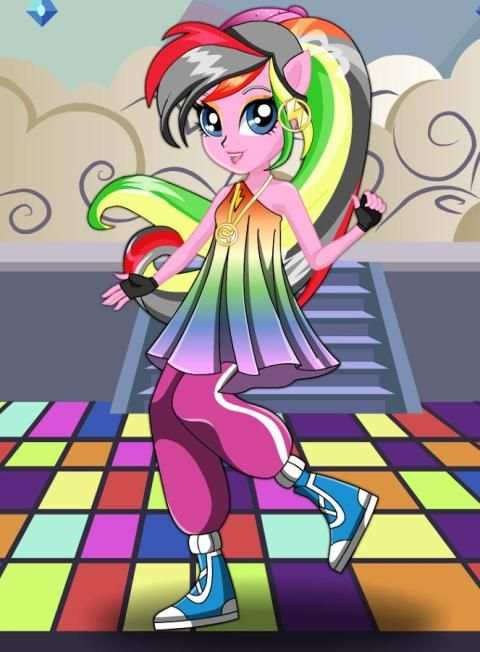 Dress up Rainbow Dash Dance Magic screenshot 3