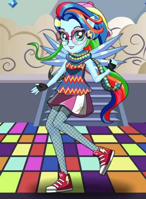 Dress up Rainbow Dash Dance Magic screenshot 1