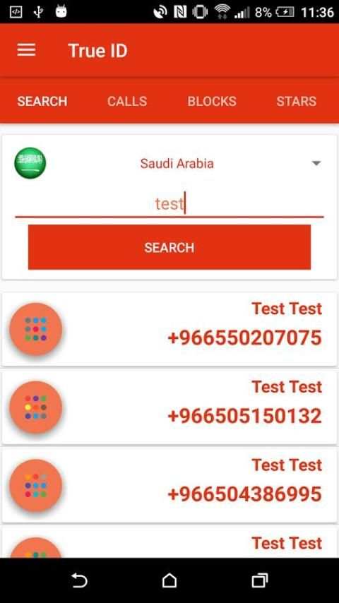 True ID : Caller ID & Dialer - هوية المتصل الحقيقة screenshot 8