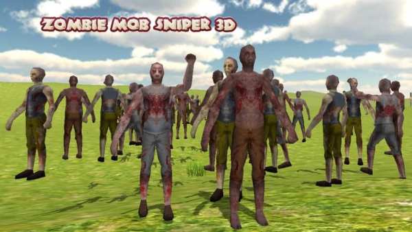 Zombie Mob Sniper 3D screenshot 4