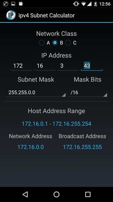 ipv4 Subnet Calculator скриншот 4