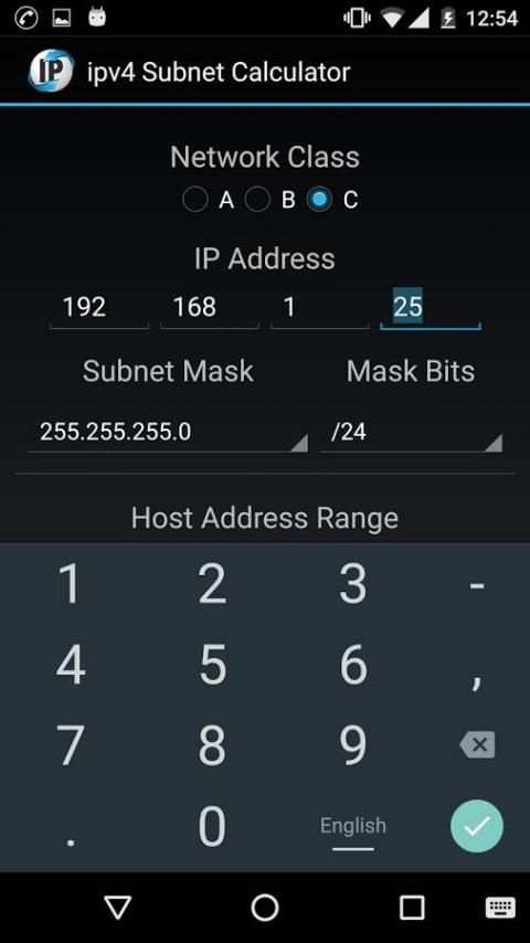 ipv4 Subnet Calculator screenshot 1