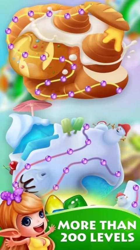 मीठा कैंडी स्टोरी candy puzzle स्क्रीनशॉट 5