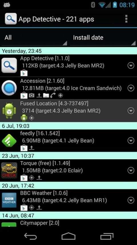 App Detective स्क्रीनशॉट 6
