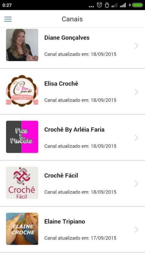 Melhores canais de crochê screenshot 8