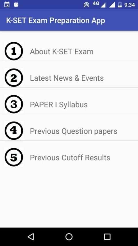 K-SET Exam Preparation App स्क्रीनशॉट 1