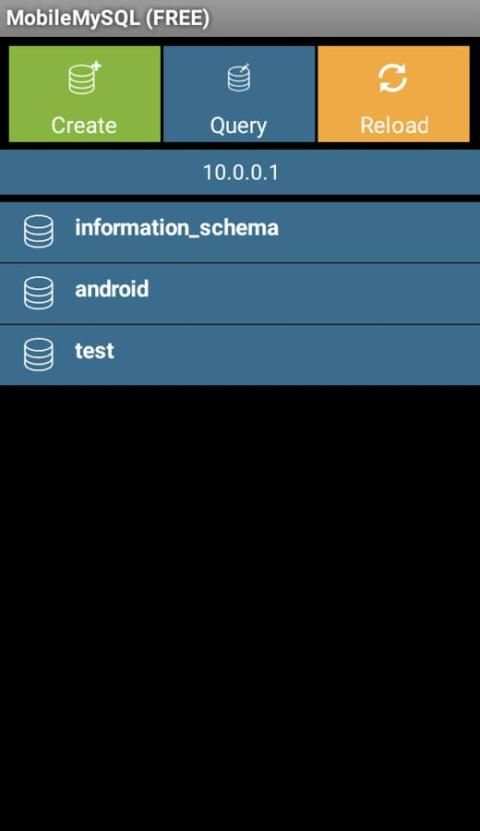Mobile MySQL Manager (Free) скриншот 6