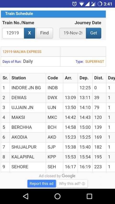 Live Train Status,PNR Status,NTES,Indian Rail Info 5 تصوير الشاشة