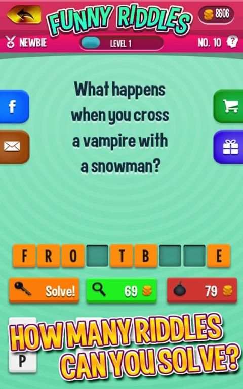 Funny Riddles स्क्रीनशॉट 1