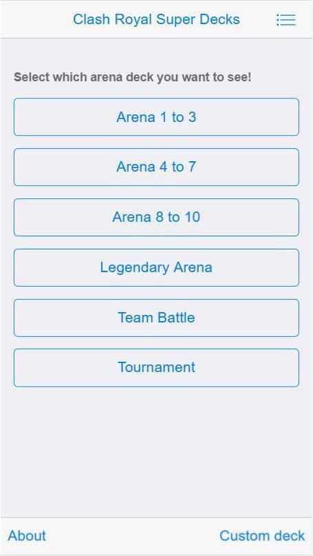 Clash Royal Decks скриншот 4