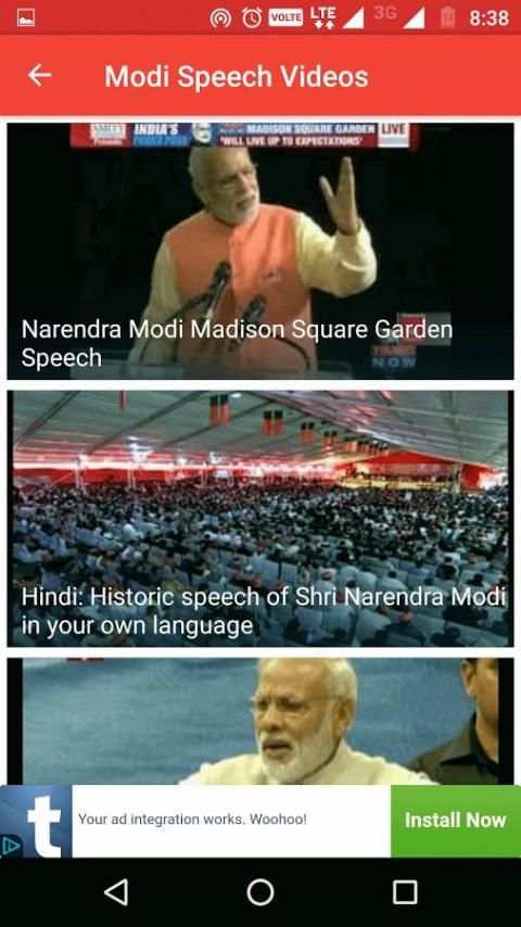 Modi Speech : Modi Keynote APP скриншот 6