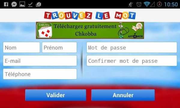 Trouvez le mot screenshot 1