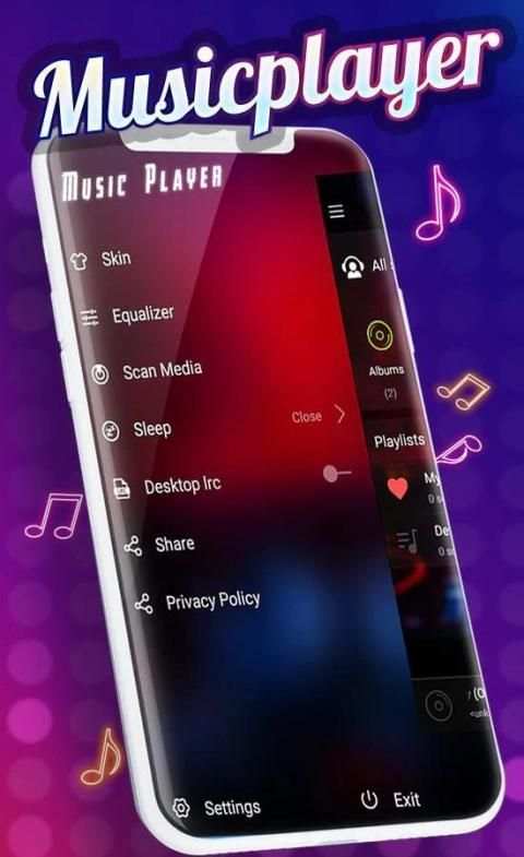 Free Music Player 2018 2 تصوير الشاشة