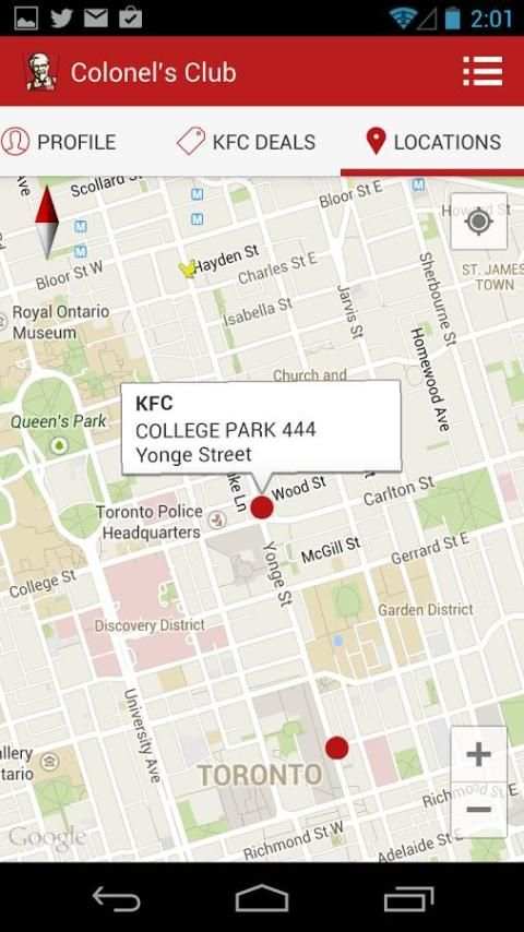 KFC Canada Colonel's Club 5 تصوير الشاشة