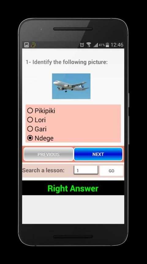 Swahili lessons screenshot 2