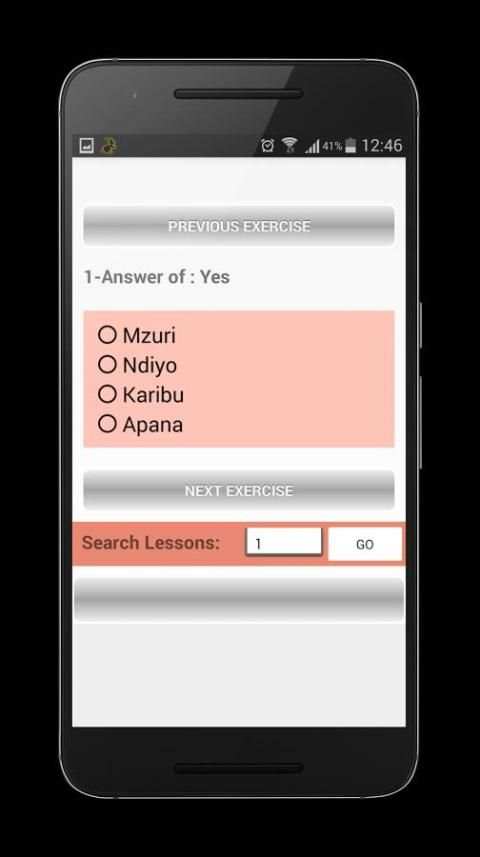 Swahili lessons screenshot 1