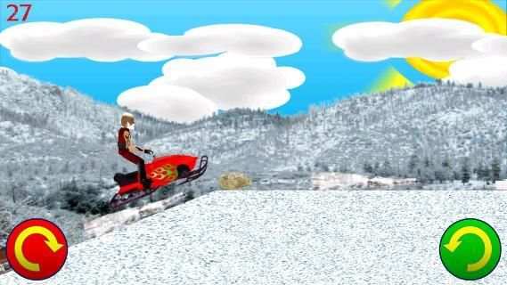 Snowmobile Santa - Racing Game स्क्रीनशॉट 10