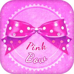 Pink Bow Live Wallpaper for Girls