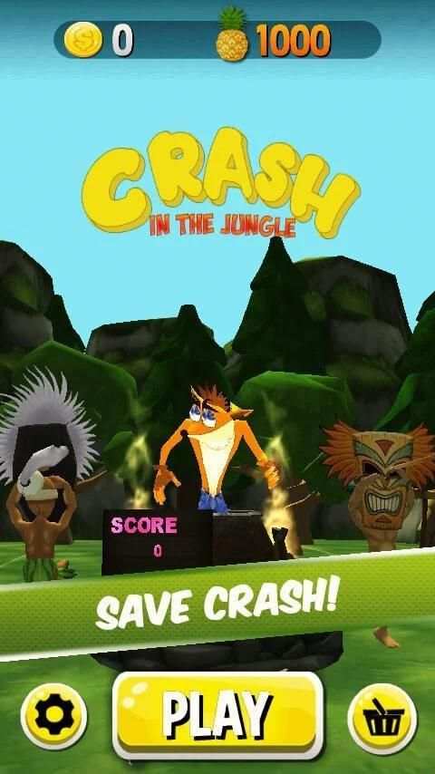 Crash Run: Lost Temple Jungle Dash скриншот 3