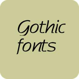 Gothic Fonts 1.0